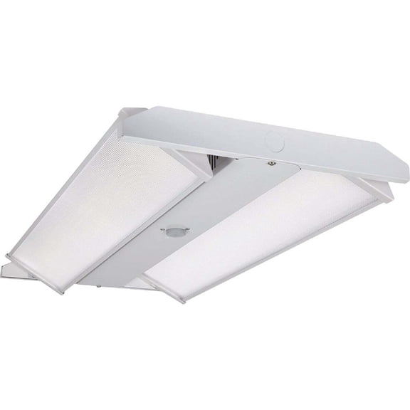 Halo 2 Ft. LED High Bay Light Fixture with Adjustable Optics - Selectable - White