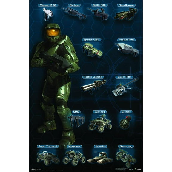 Halo 3 - Chart - Humanity Wall Poster, 22.375" x 34"
