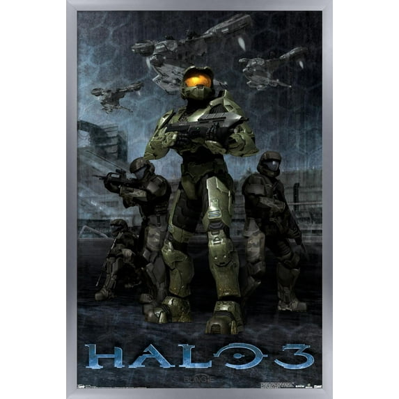 Halo 3 - Master Chief Wall Poster, 14.725" x 22.375" Framed