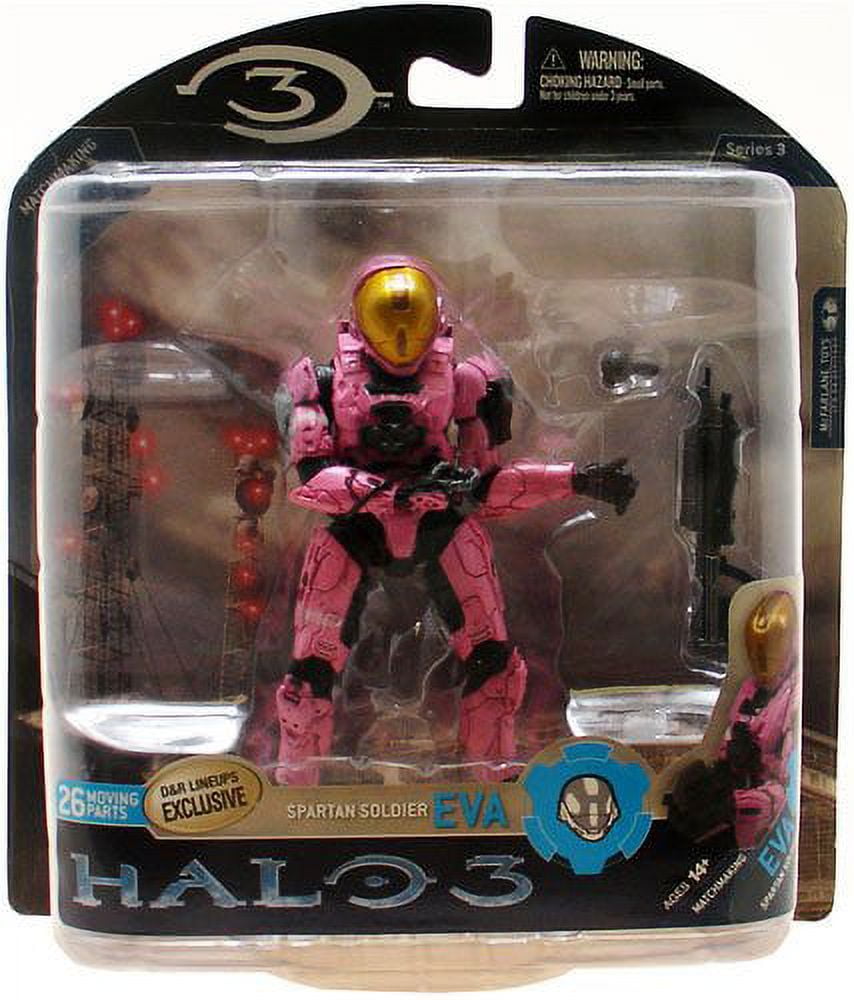 Halo 3 Series 3 Spartan Soldier EVA Pink Ver Figure