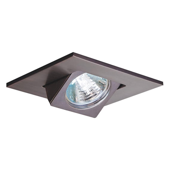 Halo 3 in. Tuscan Bronze Recessed Ceiling Light Square Adjustable Eyeball Trim
