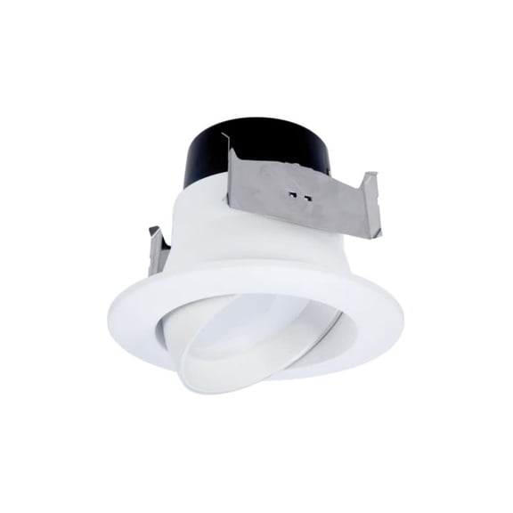 Halo LA4 Series Matte Warm White 4 in. W LED Adjustable Retrofit Kit 9 W