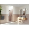 thumbnail image 1 of Halo 33.25 in. x 78 in. Glass hinged Frameless Glass Shower, 1 of 6