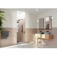 thumbnail image 1 of Halo 34.25 in. x 78 in. Glass Hinged Glass Shower Enclosure, 1 of 6