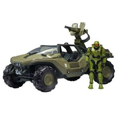 Halo 4-inch Figure & Deluxe Vehicle Warthog & Master Chief