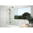 thumbnail image 1 of Halo 48.5 in x 58 in Glass Bathtub Shower Door - Glass Hinge, 1 of 6