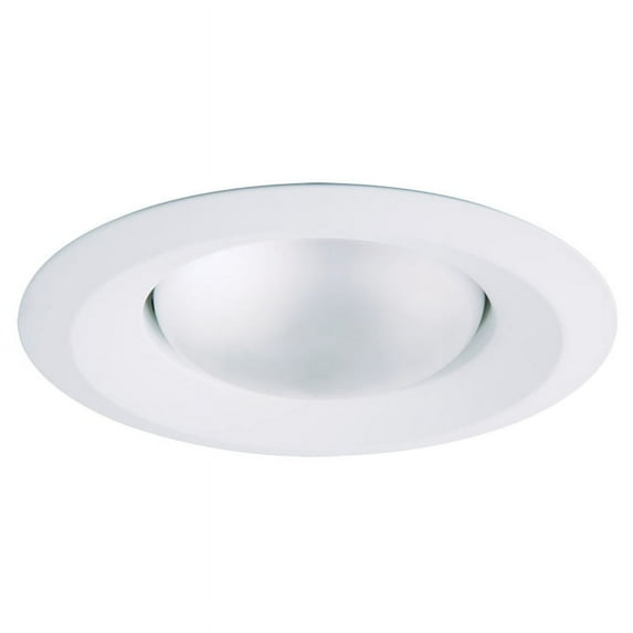Halo 5186WH E26 Series Recessed Lighting Self Flanged Splay Trim, 5 In, White