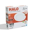 thumbnail image 1 of Halo 6" inch Recessed Canless LED Ceiling Light Direct Mount, White, 1 of 7