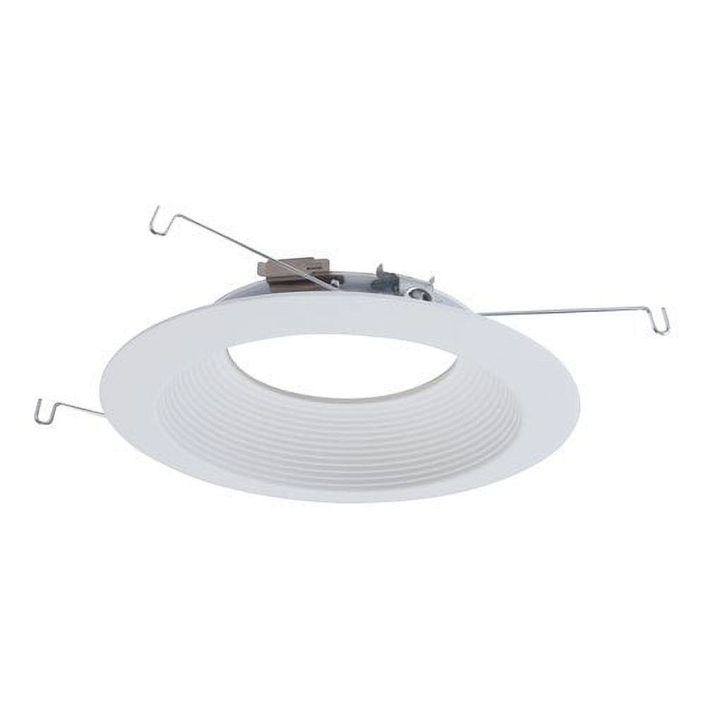 6-Inch White Aluminum LED Recessed Trim Light