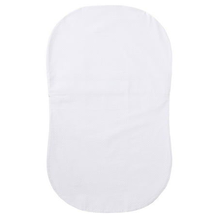 HALO BassiNest - Baby Bassinet Fitted Sheet - 100% Cotton - Gray Pindot