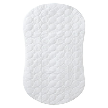 HALO BassiNest Waterproof Mattress Pad, White