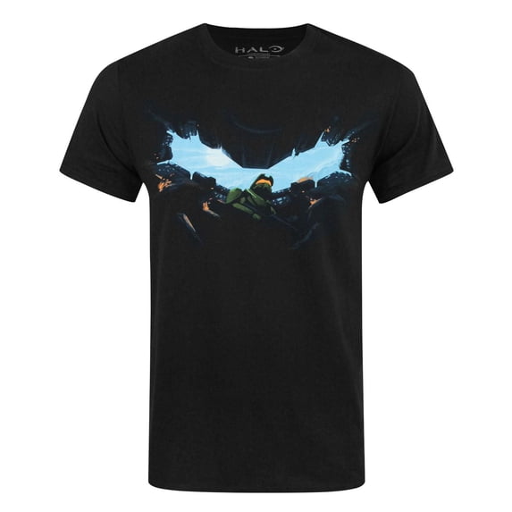 Halo Boys Black Short Sleeved T-Shirt