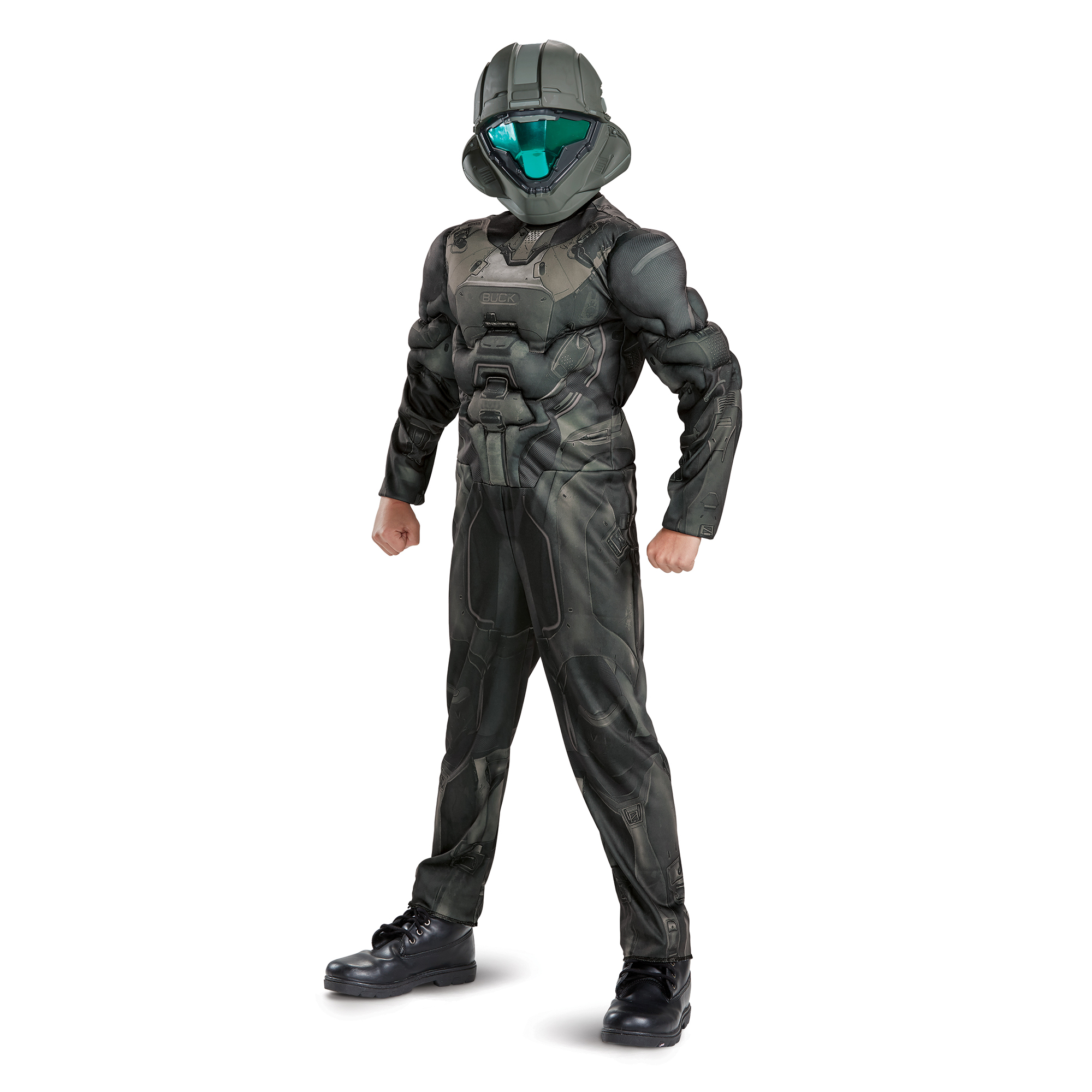 Halo Boys' Spartan Buck Classic Muscle Costume