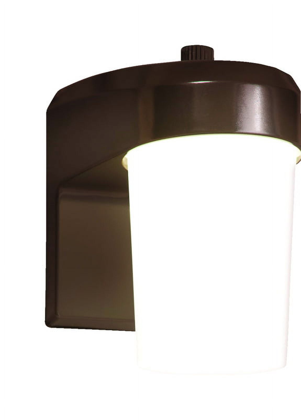 Halo Bronze Dusk to Dawn LED Jelly Jar Outdoor Light