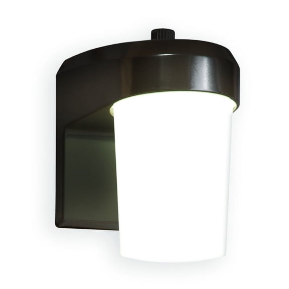 Halo Bronze Dusk to Dawn LED Jelly Jar Light w/Photocell