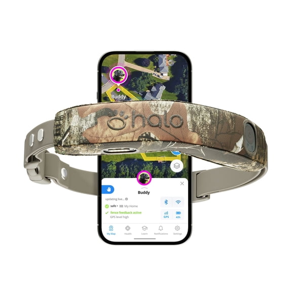 Halo Collar 5 Wireless Fence & GPS Dog Collar, Realtree Camo