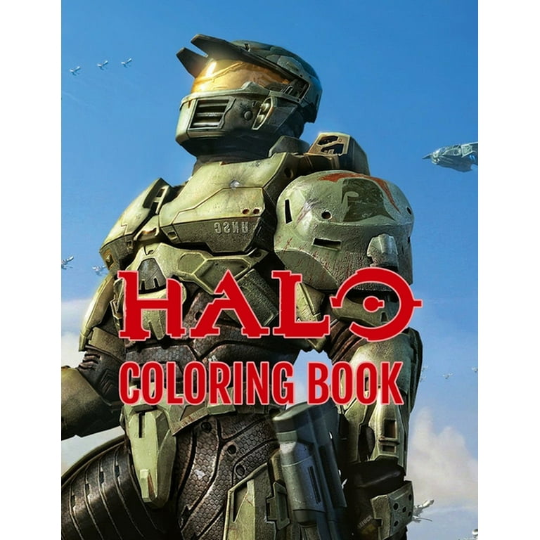 Halo adult 2024 coloring book