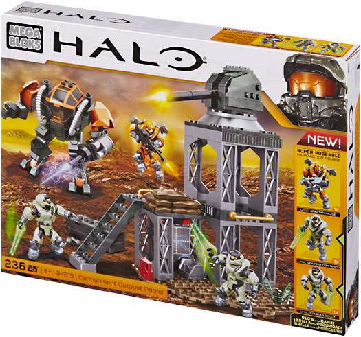 Halo Containment Outpost Patrol Set Mega Bloks 97515