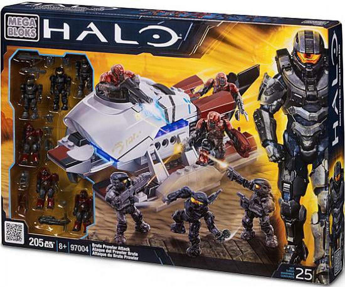 HALO MEGA BLOKS CRIMSON RED COVENANT BRUTE MINI FIGURE 97004 PROWLER ATTACK