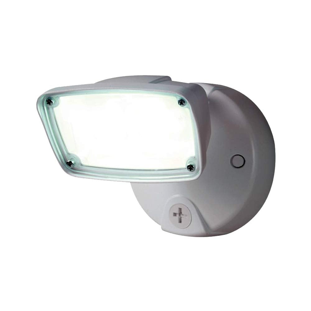 Halo White Polycarbonate LED Outdoor Security Floodlight