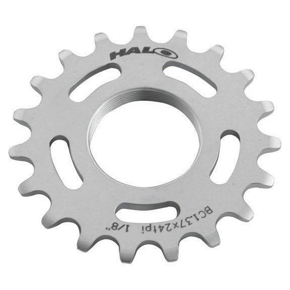 Halo Fixed Cog, 1/8", 17t, Silver
