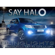 Halo Fog Lamp Driving Light Kit Angel Eye For 2014 2015 2016 Toyota Hilux Invincible