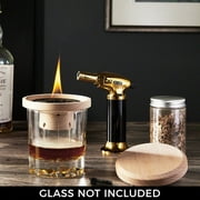 Halo Glass Topper Cocktail Smoker 5pc Kit with Torch