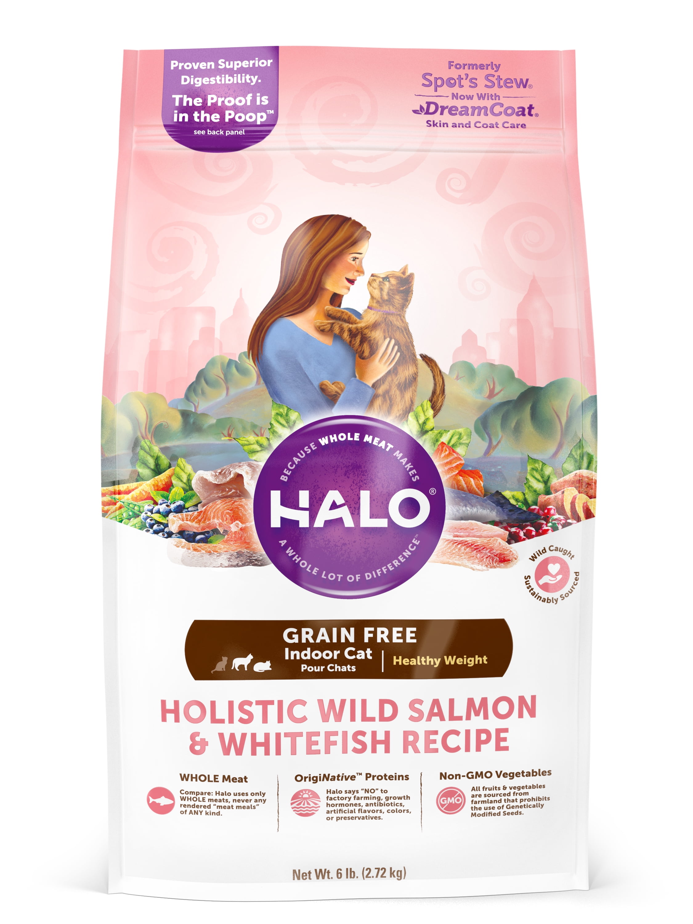 Halo holistic wild 2025 salmon and whitefish
