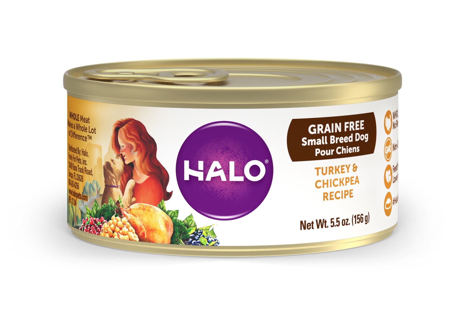 Halo grain outlet free dog food