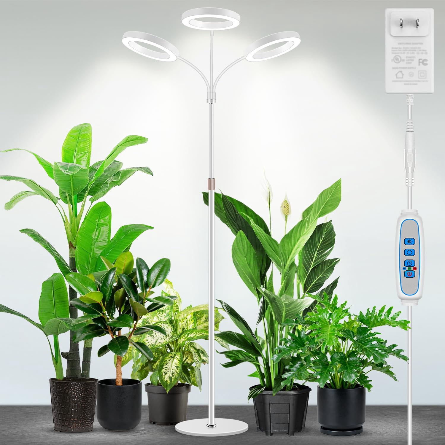 Halo Grow Lights, Dual-Head Full Spectrum LED Plant Lights for Indoor ...