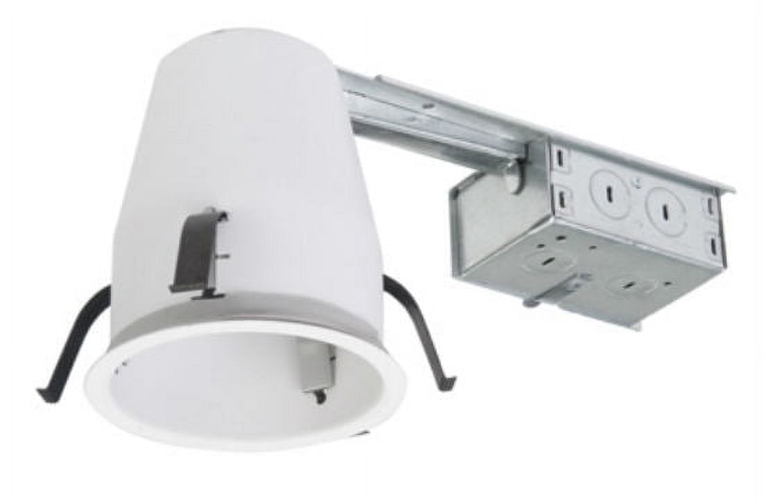4" White Steel Recessed Lighting Housing for Remodel
