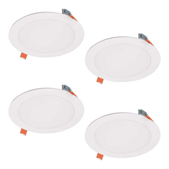 Halo HLB Lite 6” Energy Star Certified Canless Recessed Lighting (4 Count)