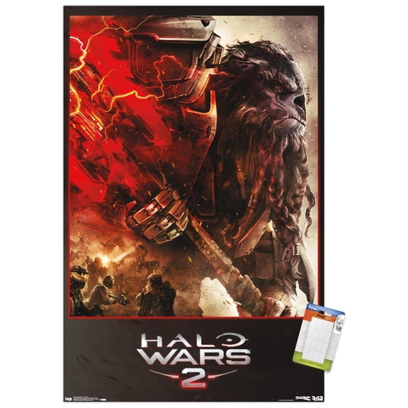 Halo: Halo Wars 2 - Face-Off Wall Poster, 14.725" x 22.375"