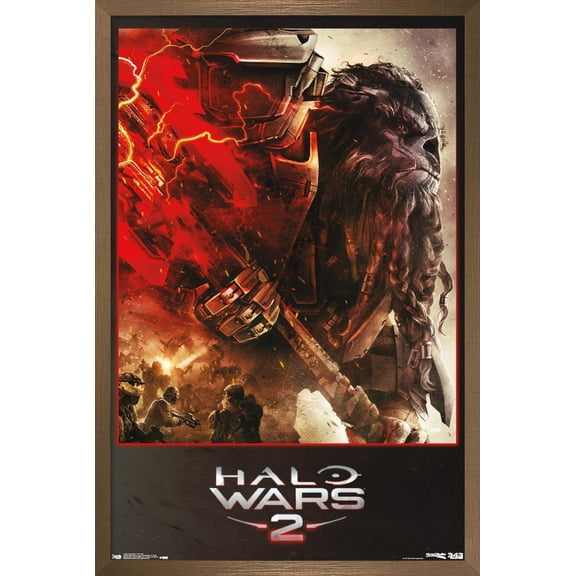Halo: Halo Wars 2 - Face-Off Wall Poster, 22.375" x 34", Framed