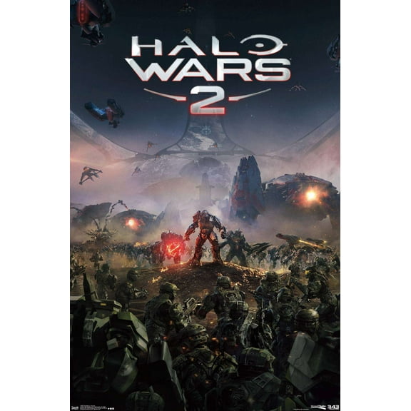 Halo: Halo Wars 2 - Key Art Wall Poster, 14.725" x 22.375"