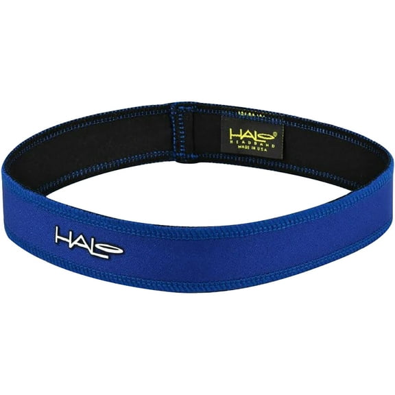 Halo Headband Slim 1" Wide Pullover Sweatband - Navy