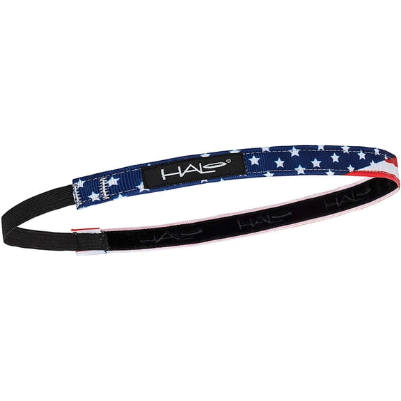Halo Headband Sport Hairband - USA Flag - 1/2" Wide