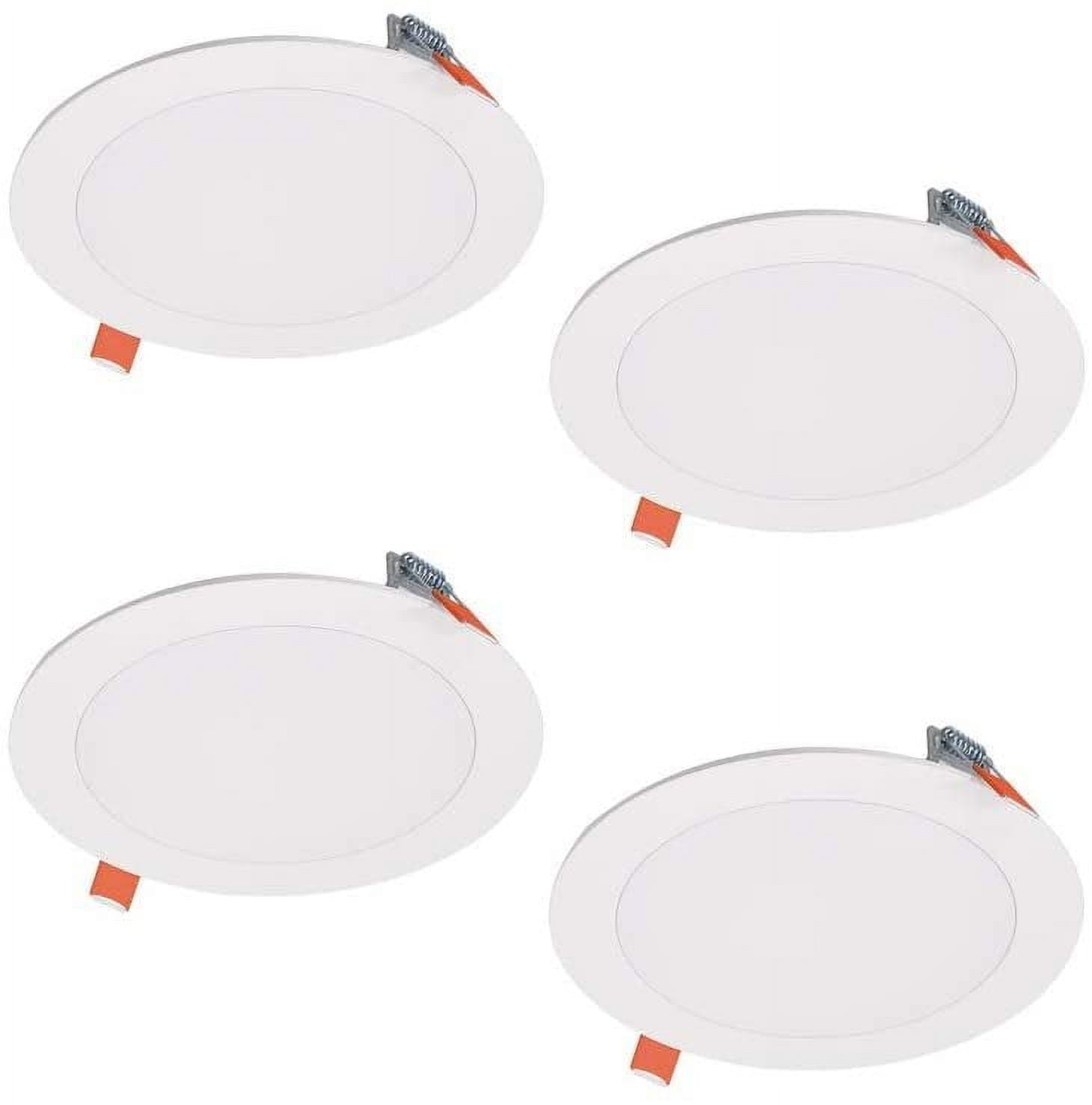 Halo 6'' White LED Canless Recessed Downlight with Selectable Color Temperature
