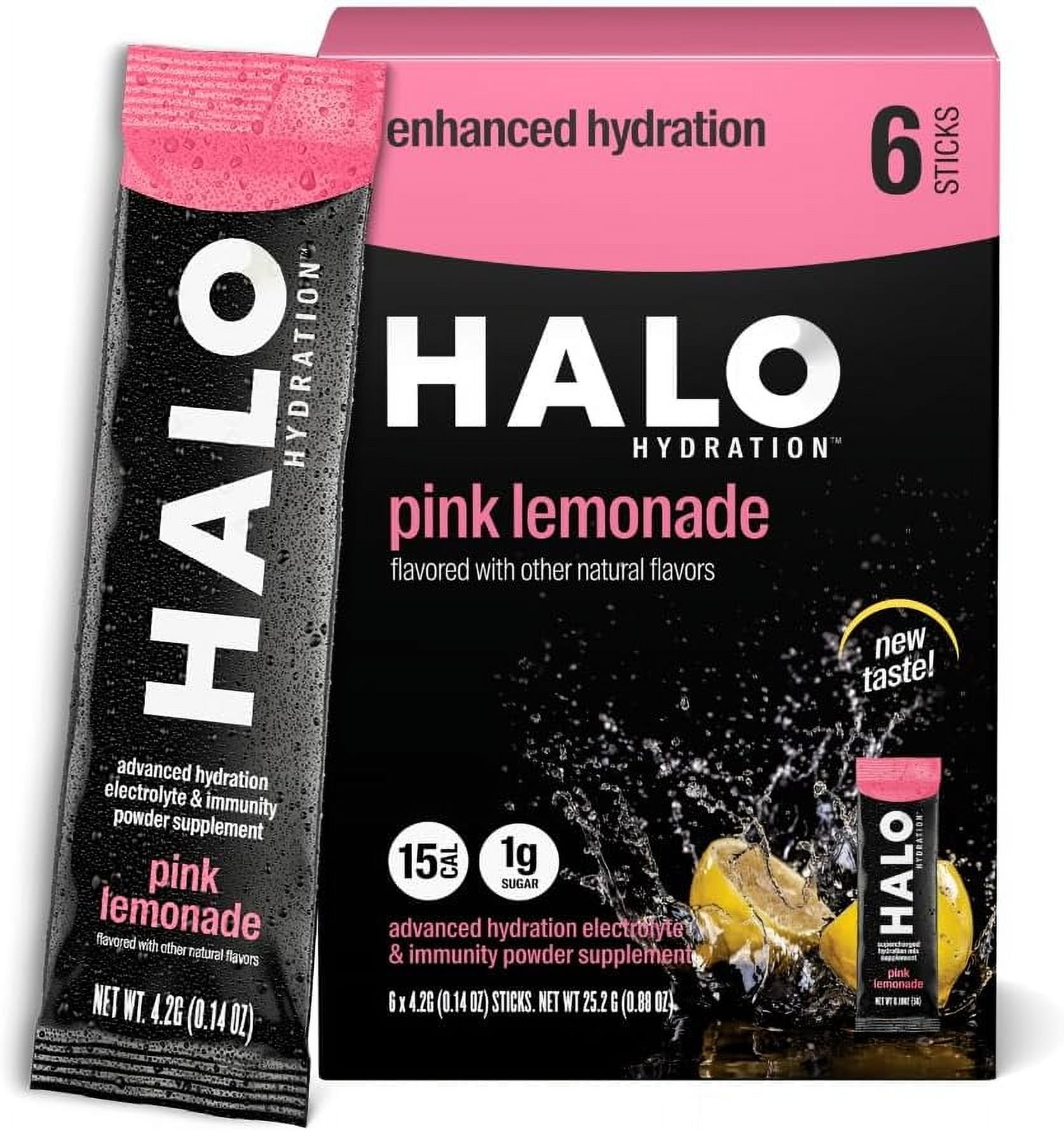 Halo Hydration Electrolyte Drink Mix Hydration Powder Packets