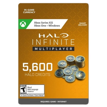 Halo Infinite 5600 Halo Credits, Microsoft, Xbox Series X,S, Xbox One, PC [Digital]