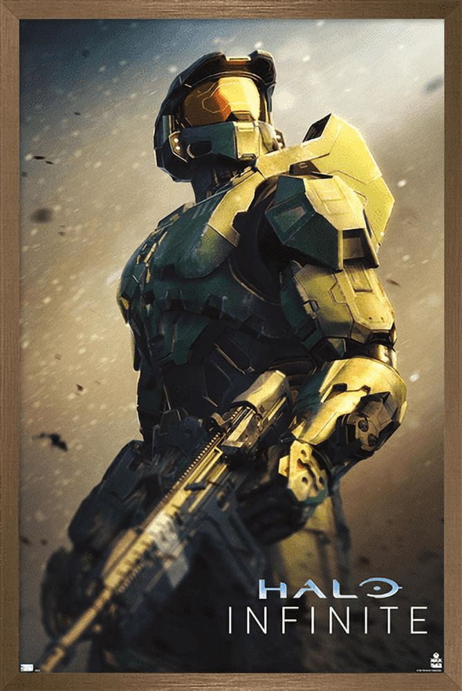 Halo Infinite - Become Wall Poster, 14.725" x 22.375", Framed