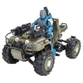 thumbnail image 1 of Halo Infinite Gungoose Spartan Action Figure World of Halo Scale Vehicle Rifle, 1 of 8
