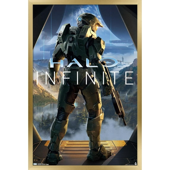 Halo Infinite - Key Art Wall Poster, 22.375" x 34", Framed