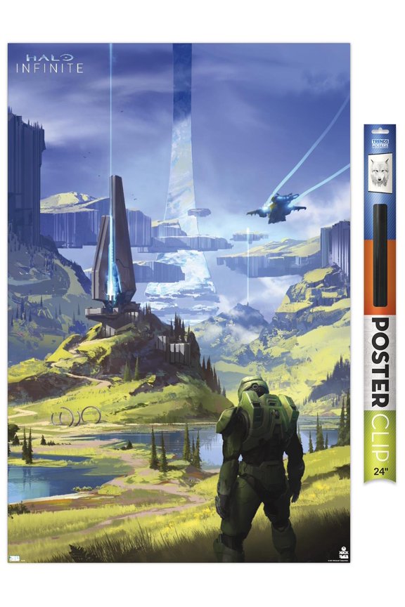 Halo Infinite - Master Chief Valley Wall Poster, 22.375" x 34"