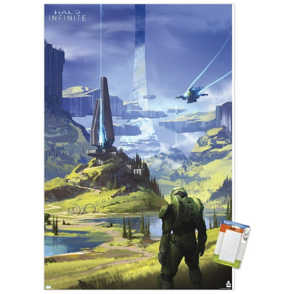 Halo Infinite - Master Chief Valley Wall Poster, 22.375" x 34"