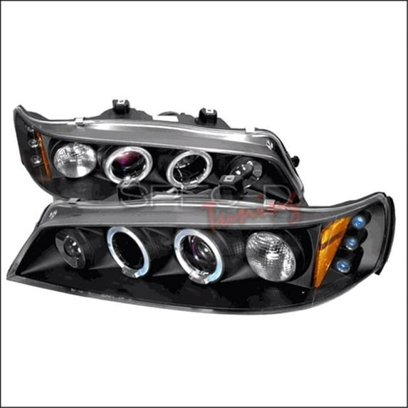 Halo LED Projector Headlight for 94 to 97 Honda Accord, Black - 10 x 21 x 26 in.