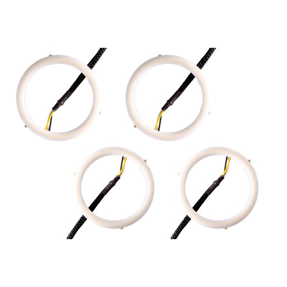 Halo Lights LED 70mm/80mm Blue Four Diode Dynamics DD2274 Fits select: 2003-2006,2008-2010 DODGE VIPER