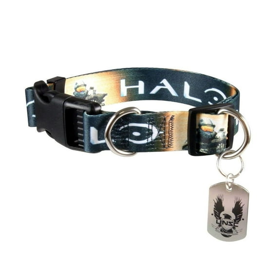 Halo Master Chief Dog Collar, Medium (12"-16")