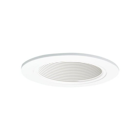 Halo 4 In. White Trim w/White Baffle Recessed Fixture Trim 993W