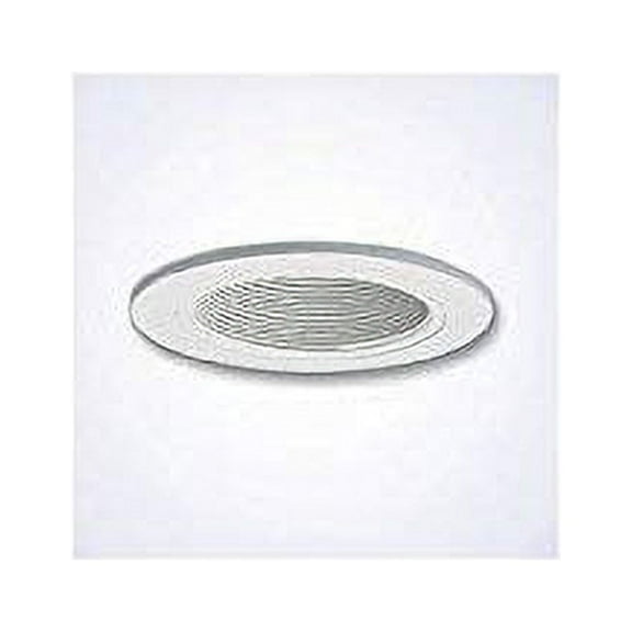 Halo Matte White 4 in. W Plastic LED Recessed Baffle and Trim 993